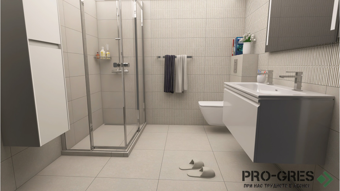 Проект Room Wall Grigio 30x90 Marazzi
