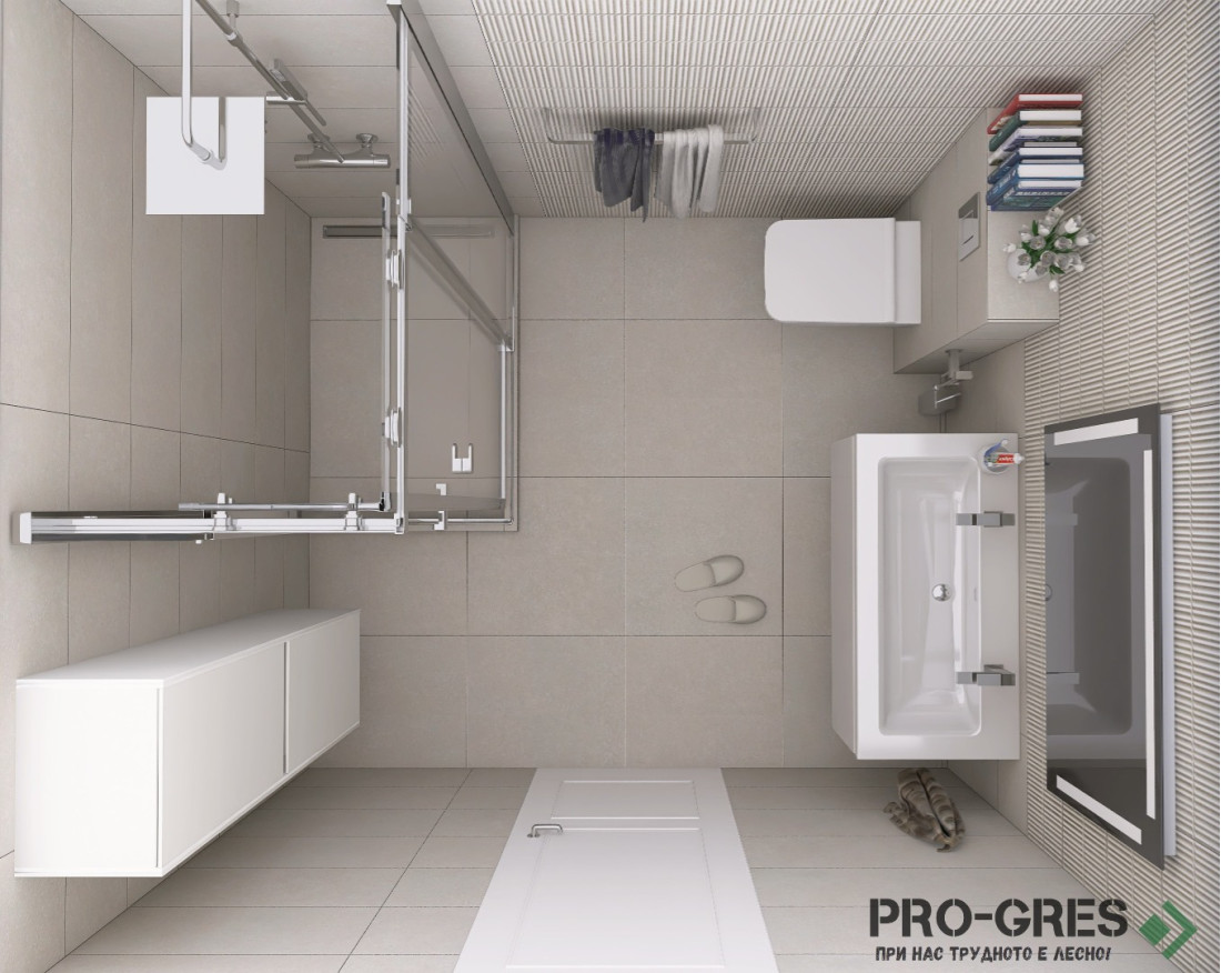 Проект Room Wall Grigio 30x90 Marazzi