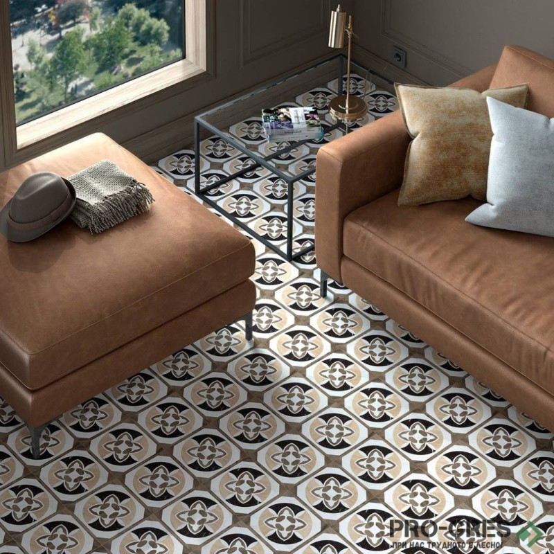 Гранитогрес Mayolica Artwood 01 20x20