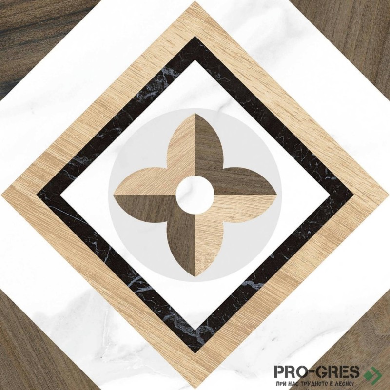 Гранитогрес Mayolica Artwood 02 20x20