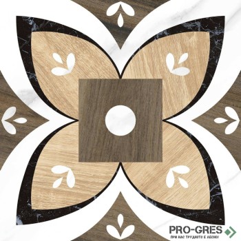 Гранитогрес Mayolica Artwood 03 20x20