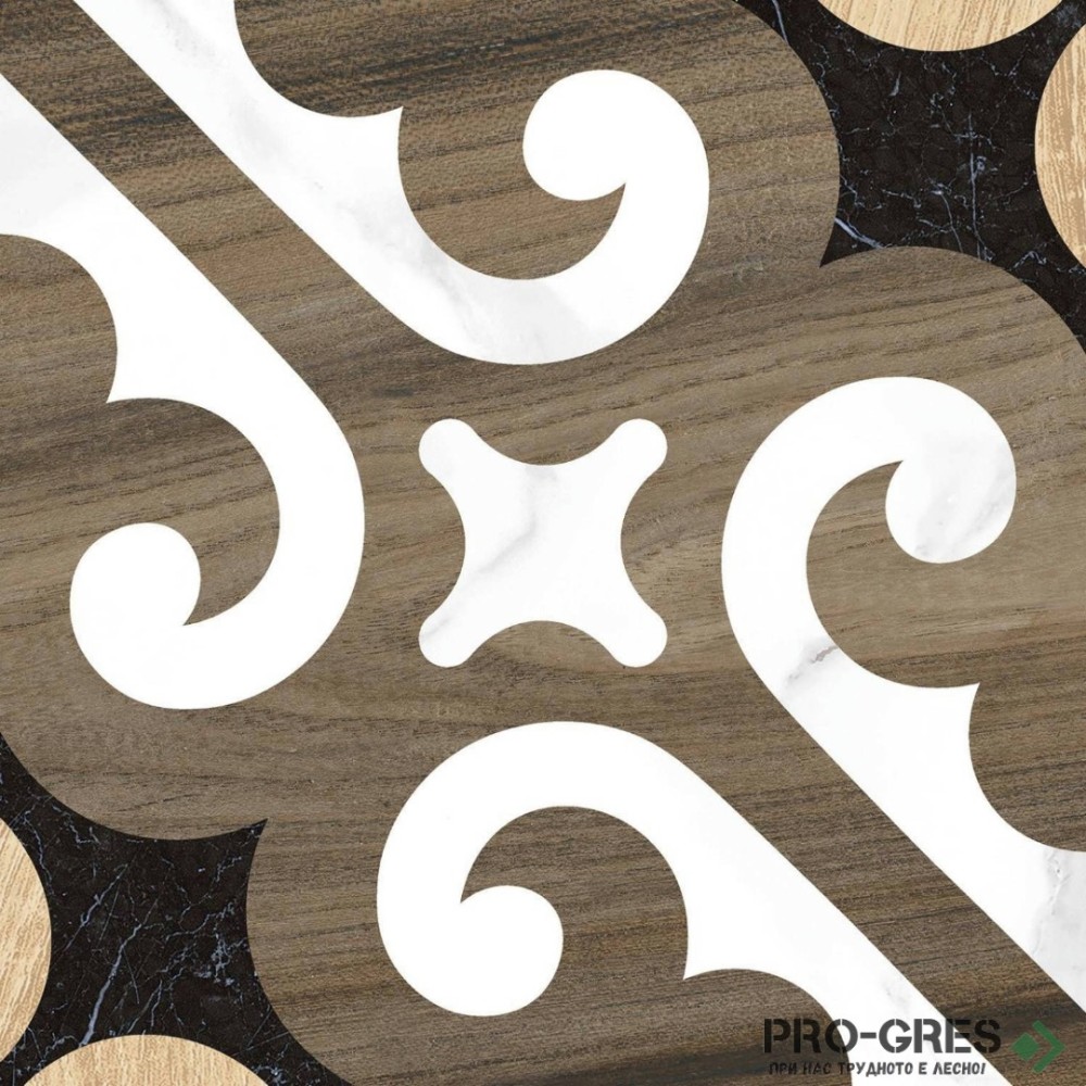 Гранитогрес Mayolica Artwood 04 20x20