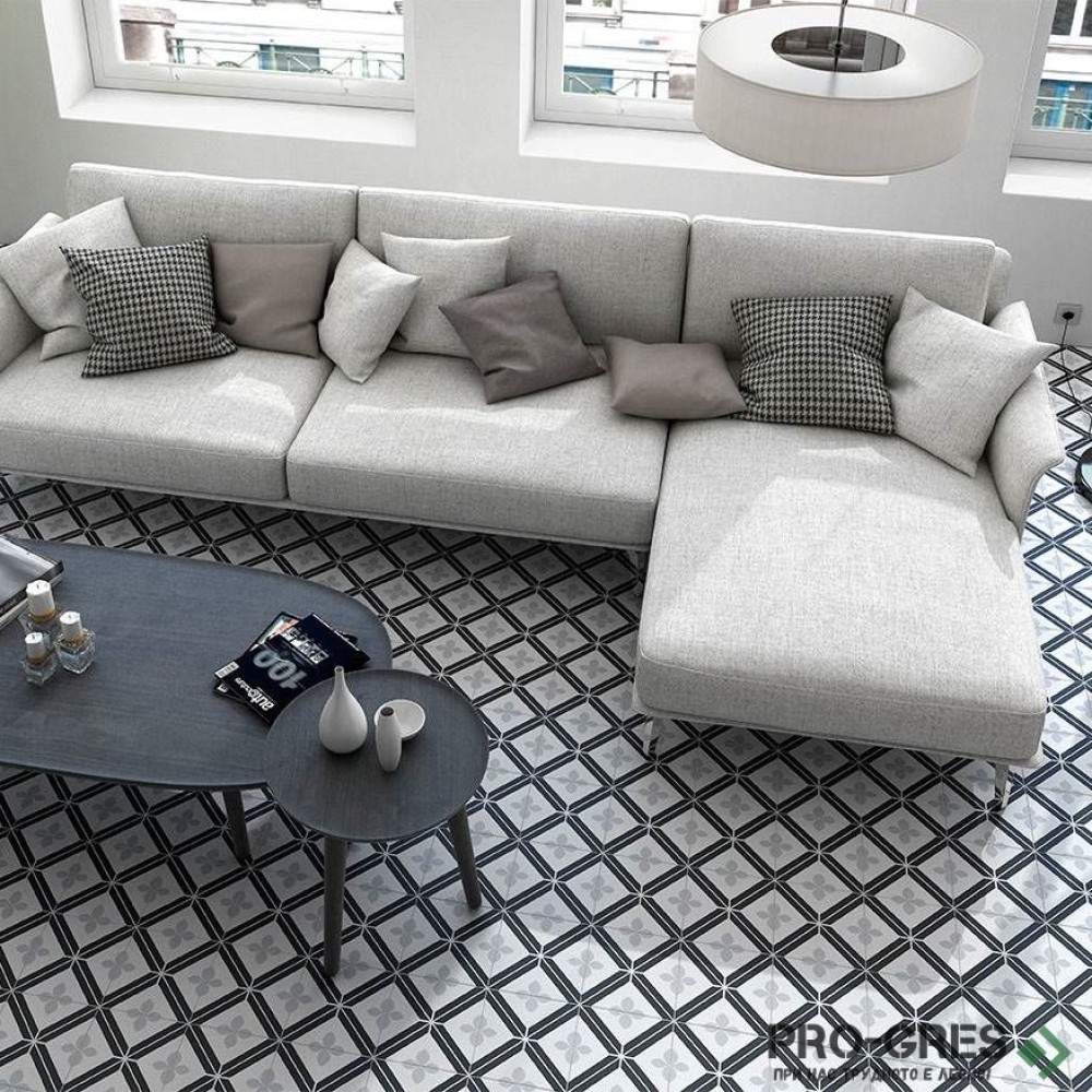 Гранитогрес Mayolica Decor Fleur 20x20