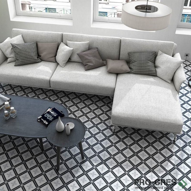 Гранитогрес Mayolica Decor Fleur 20x20
