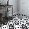 Гранитогрес Mayolica Decor Max Black 20x20