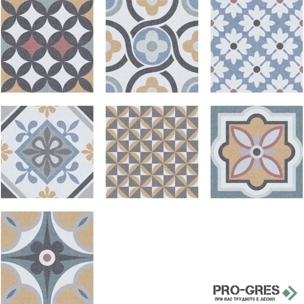 Гранитогрес Mayolica Santiago Patchwork 20x20