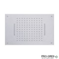 Правоъгълна душ пита 35х50 см с каскада, хром, за таван, Miro, SDSS105