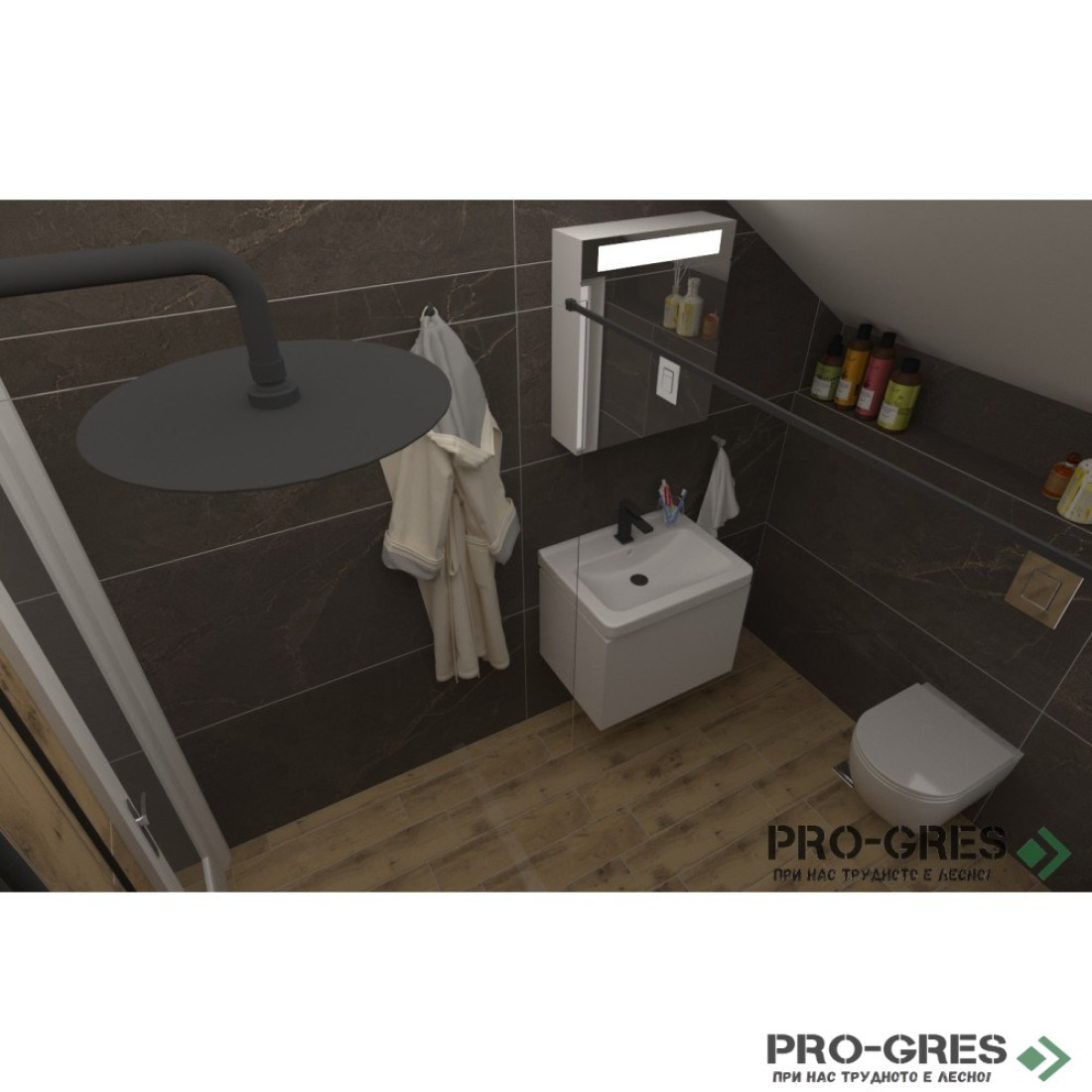 Проект Adria Mocha 60x120
