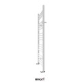Лира за баня,алуминиева,бяла STANDART 552W- 1607W