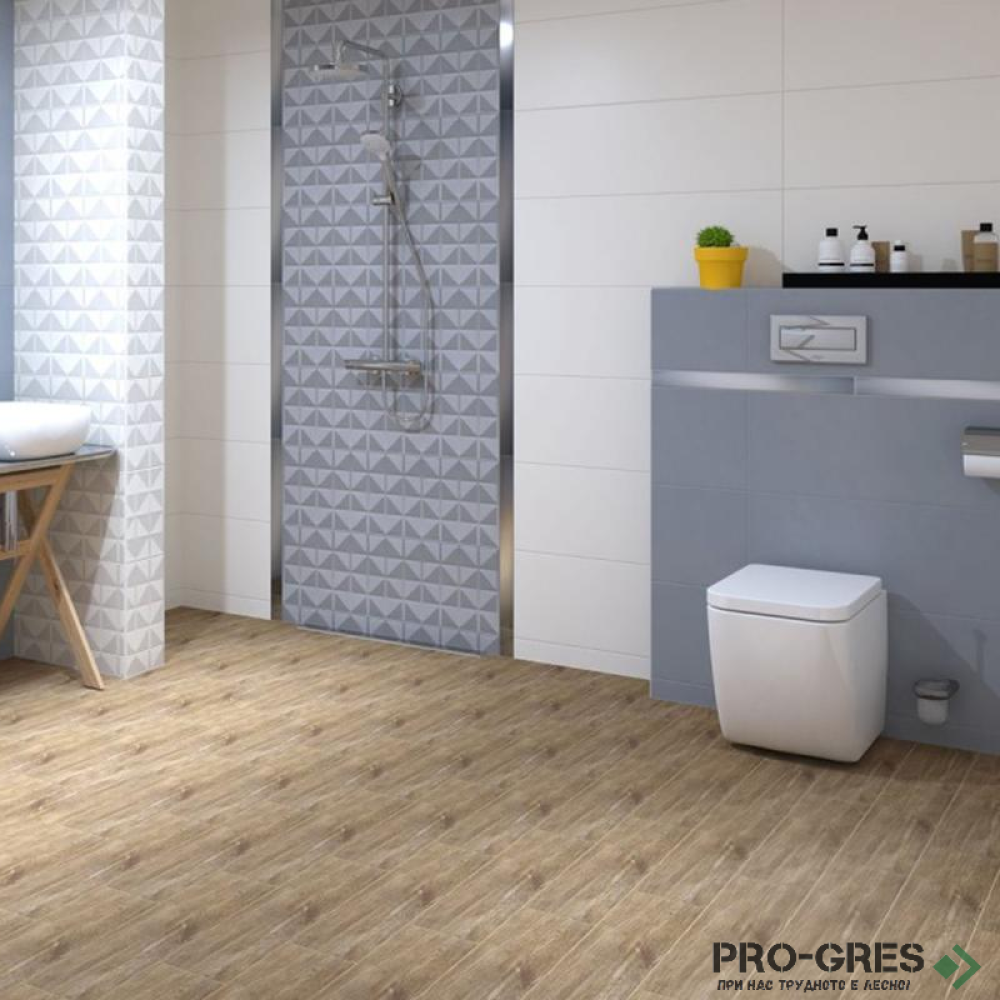 Плочки за баня Navarti Iris Ash 30×90 см