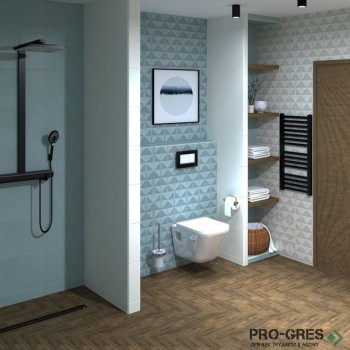 Плочки за баня Navarti Iris Aqua 30×90 см