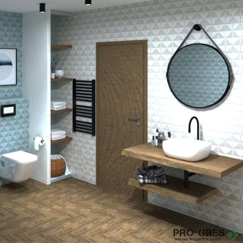 Плочки за баня Navarti Iris Aqua 30×90 см
