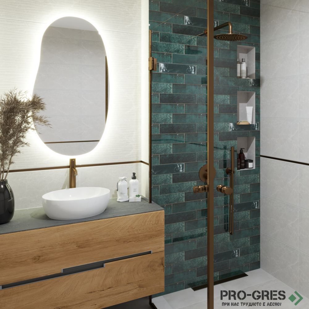 Плочки за баня Pamesa Apogeo Perla 33.3×55 см Плочки за баня Pamesa Apogeo Perla 33.3×55 см