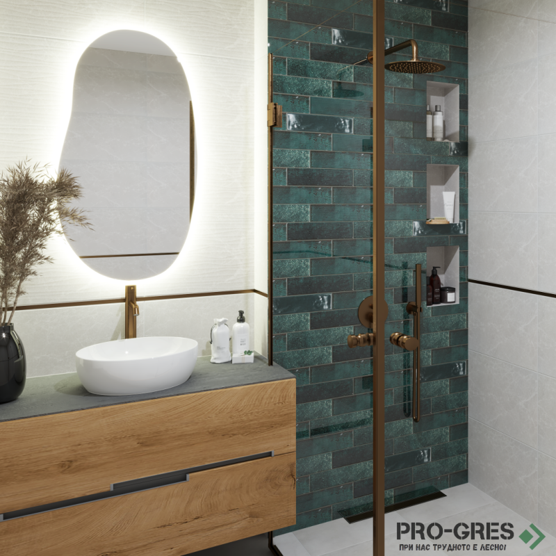 Плочки за баня Pamesa Apogeo Perla 33.3×55 см