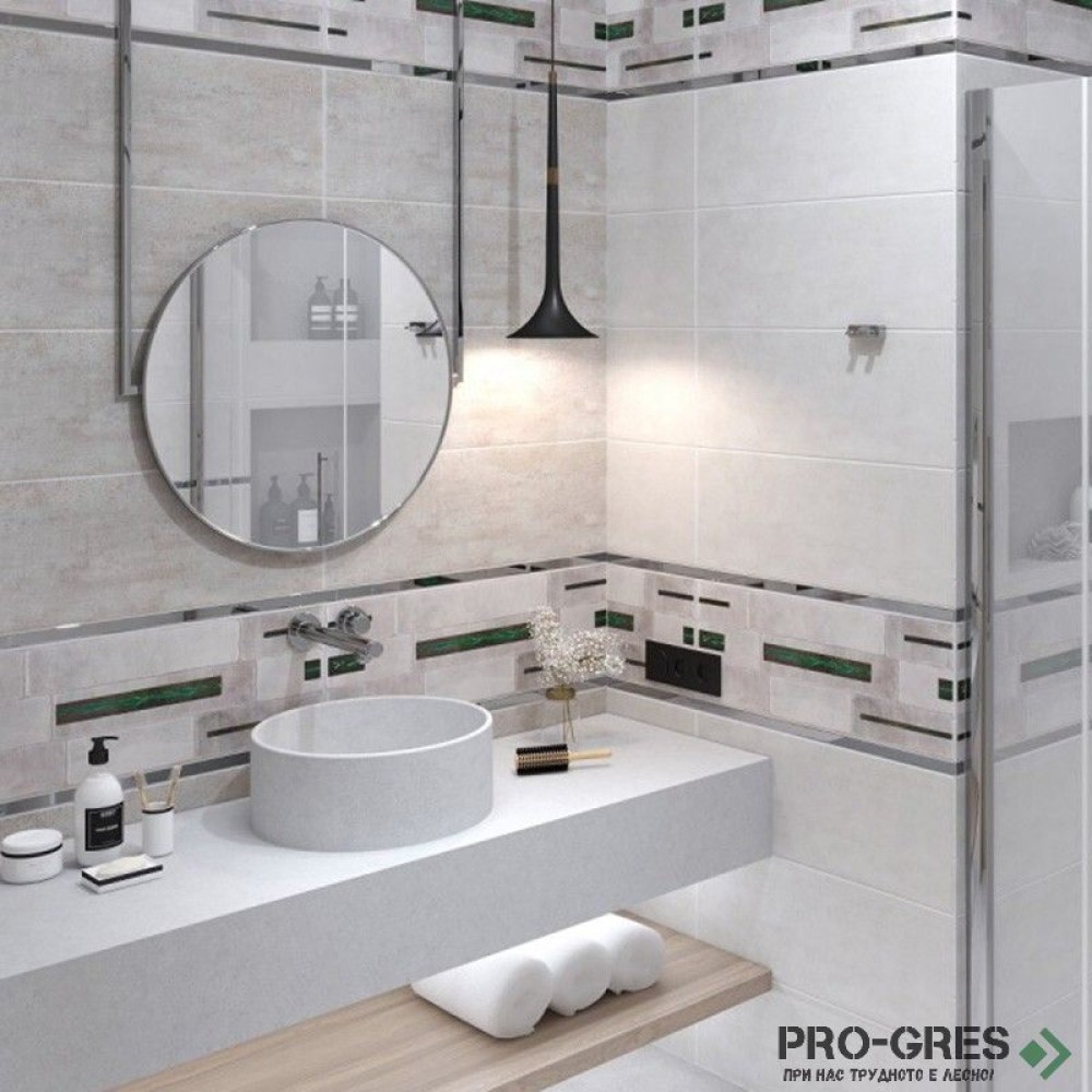 Плочки за баня Pamesa Ceramica Demos Gris 25×70 см