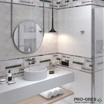 Плочки за баня Pamesa Ceramica Demos Gris 25×70 см