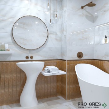 Плочки за баня Pamesa Naza White 30×90 см