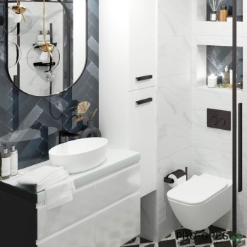 Плочки за баня Pamesa Portofino Blanco 33.3×55 см