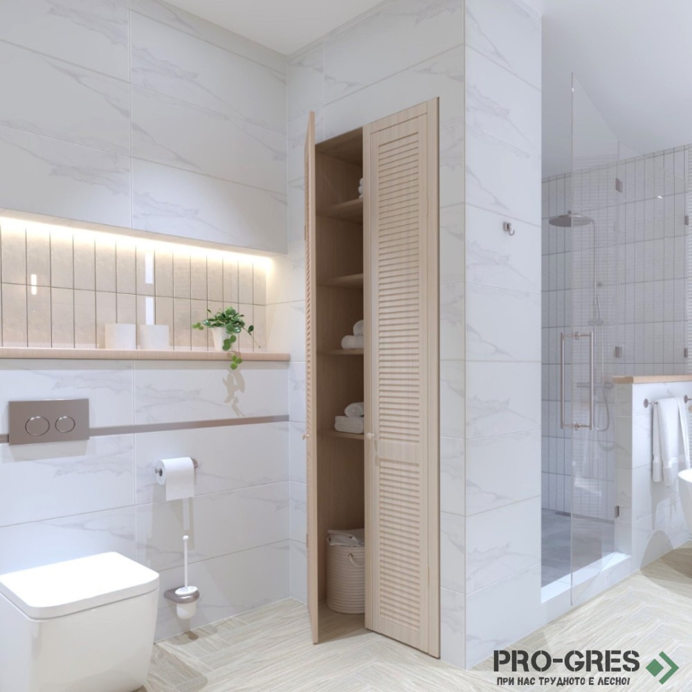 Плочки за баня Pamesa Portofino Blanco 30×90 см Плочки за баня Pamesa Portofino Blanco 30×90 см