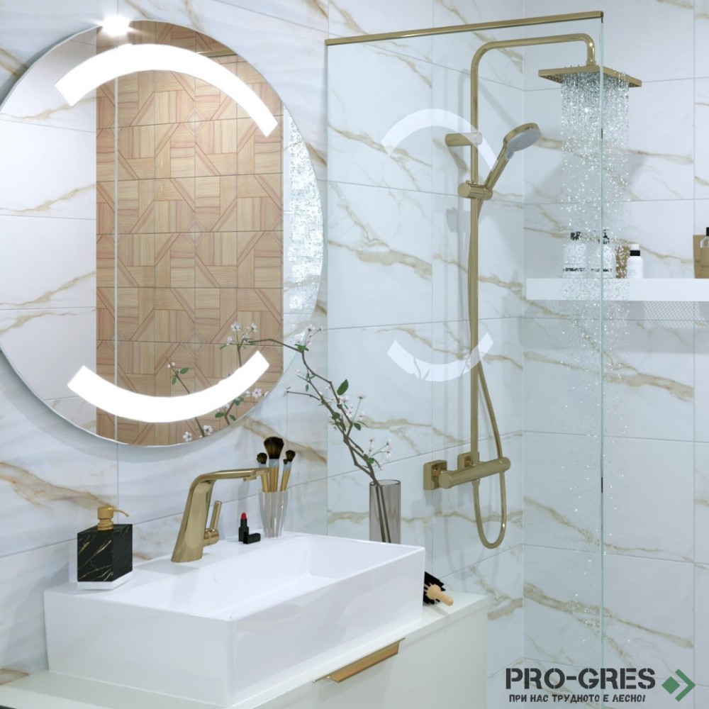 Плочки за баня Pamesa Portofino Gold 33.3×55 см Плочки за баня Pamesa Portofino Gold 33.3×55 см