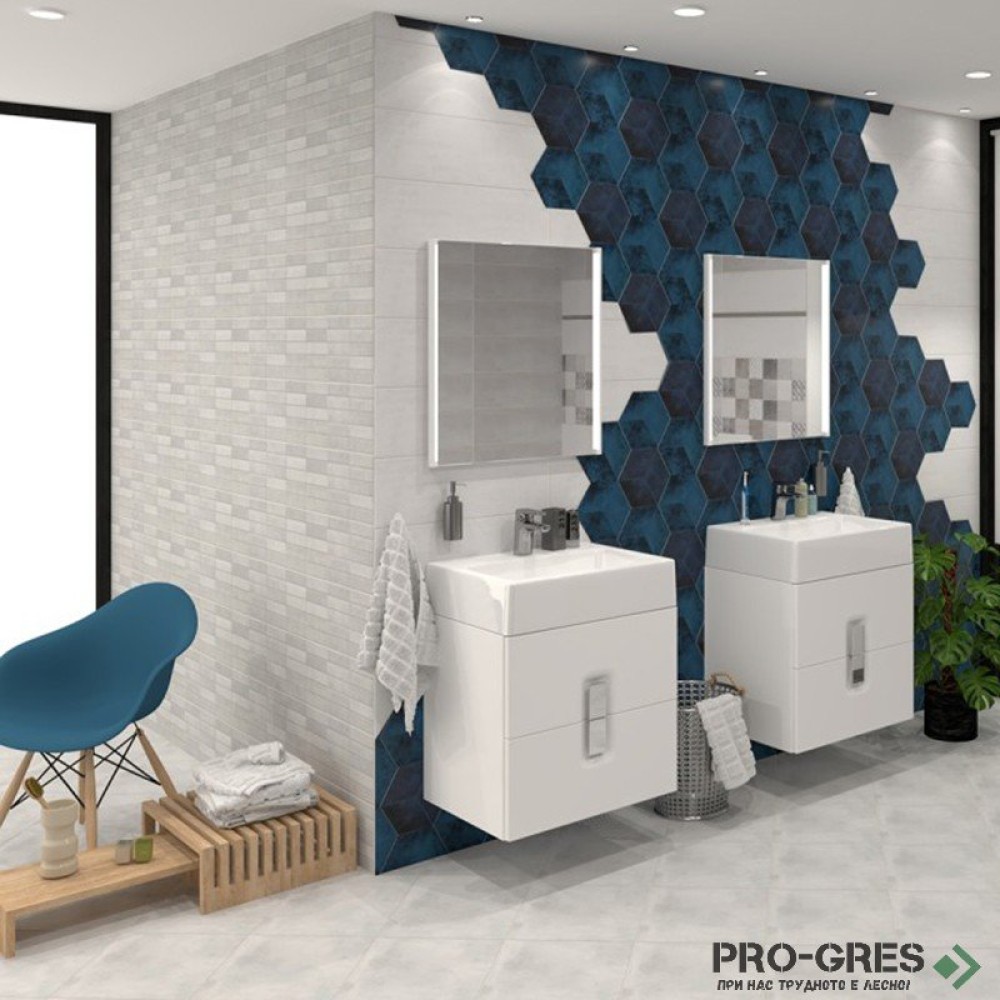 Плочки за баня Pamesa Ceramica Ramen Ceniza 20×60 см Плочки за баня Pamesa Ceramica Ramen Ceniza 20×60 см