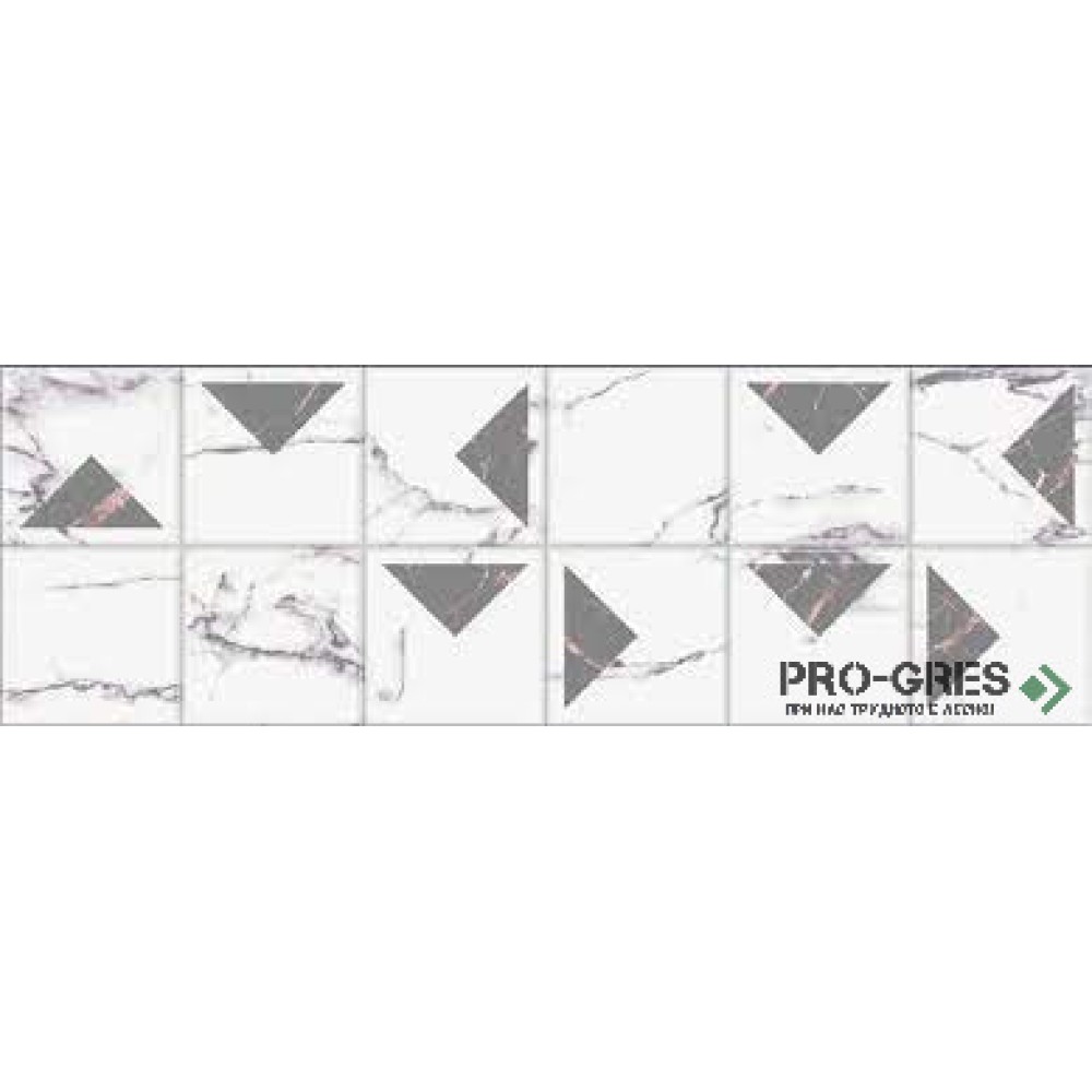 Фаянс Viedma Negro Decor 20×60 см
