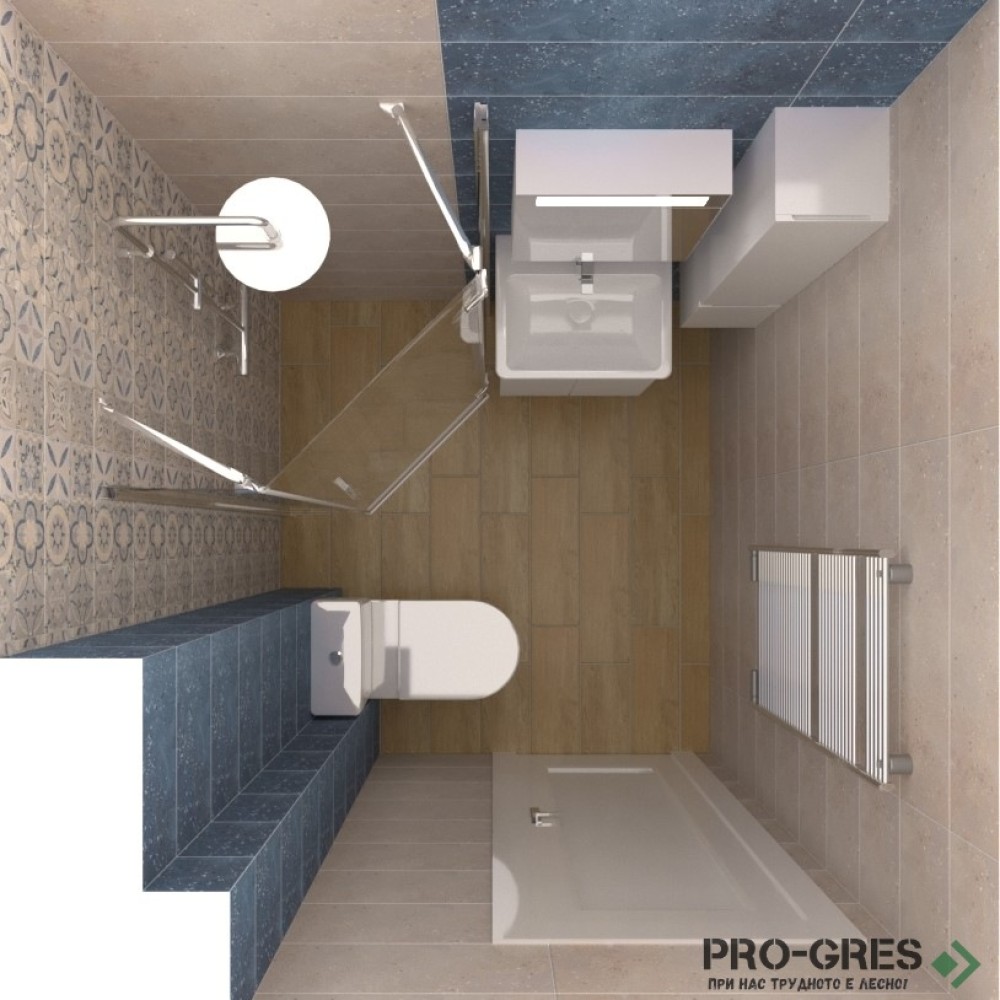 Плочки за баня Paradyz Freedom 25x75