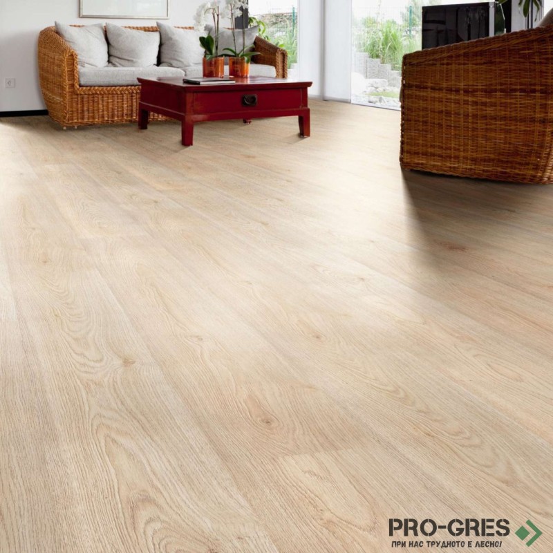 Ламиниран паркет Peli  Legno Star 4V 1111 Дъб Крем 8мм / 32 клас 4V