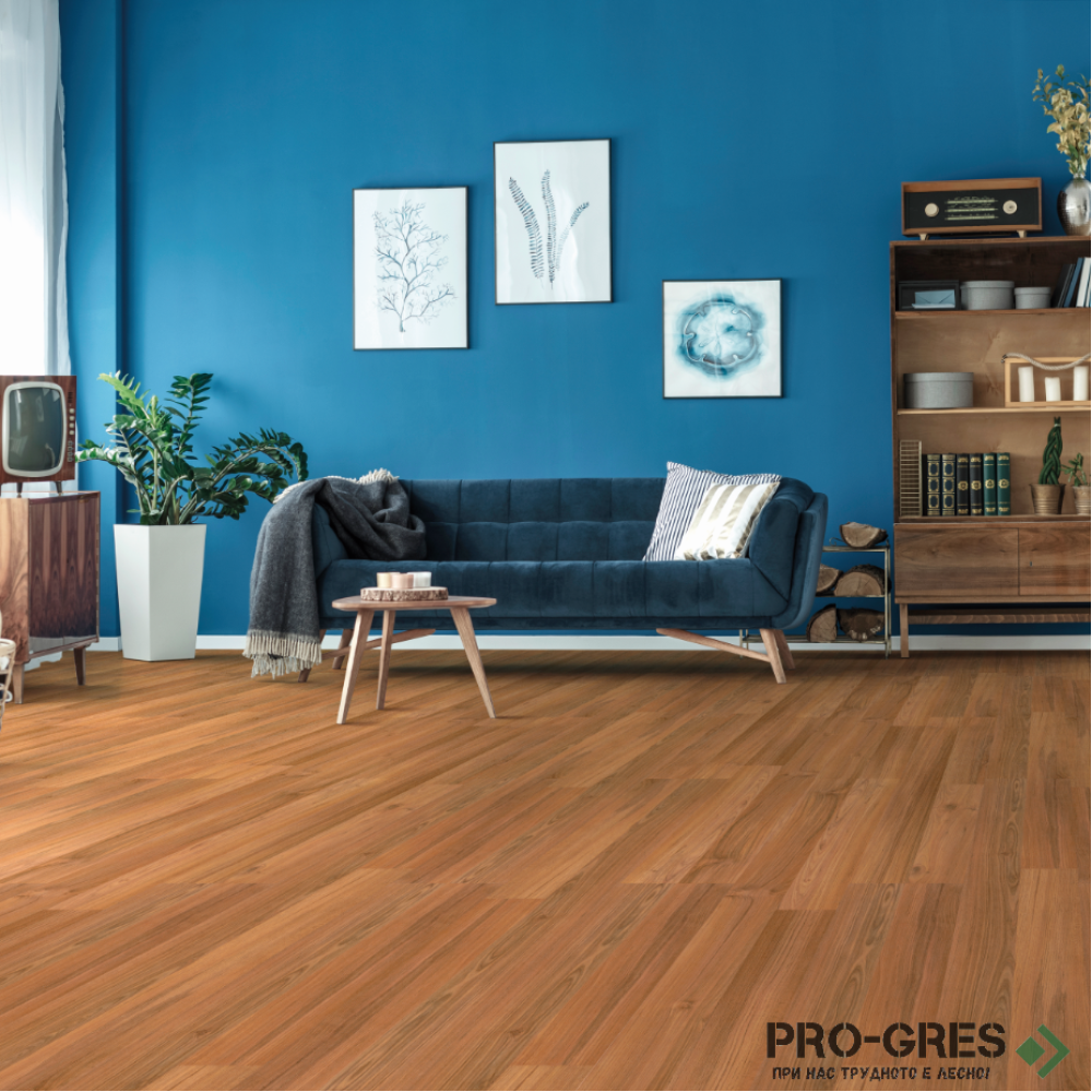 Ламиниран паркет Peli Comfort 356 Тик Селект 8мм / 31 клас