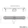 Лентов сифон 30/45/55/65/75/85/95 см Pestan Confluo Slim line 13100030