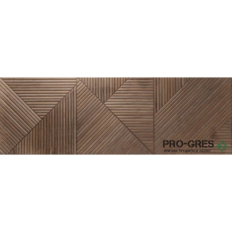 Фаянс AMAZONAS 9545 WENGUE RELIEVE RECT 30x90см