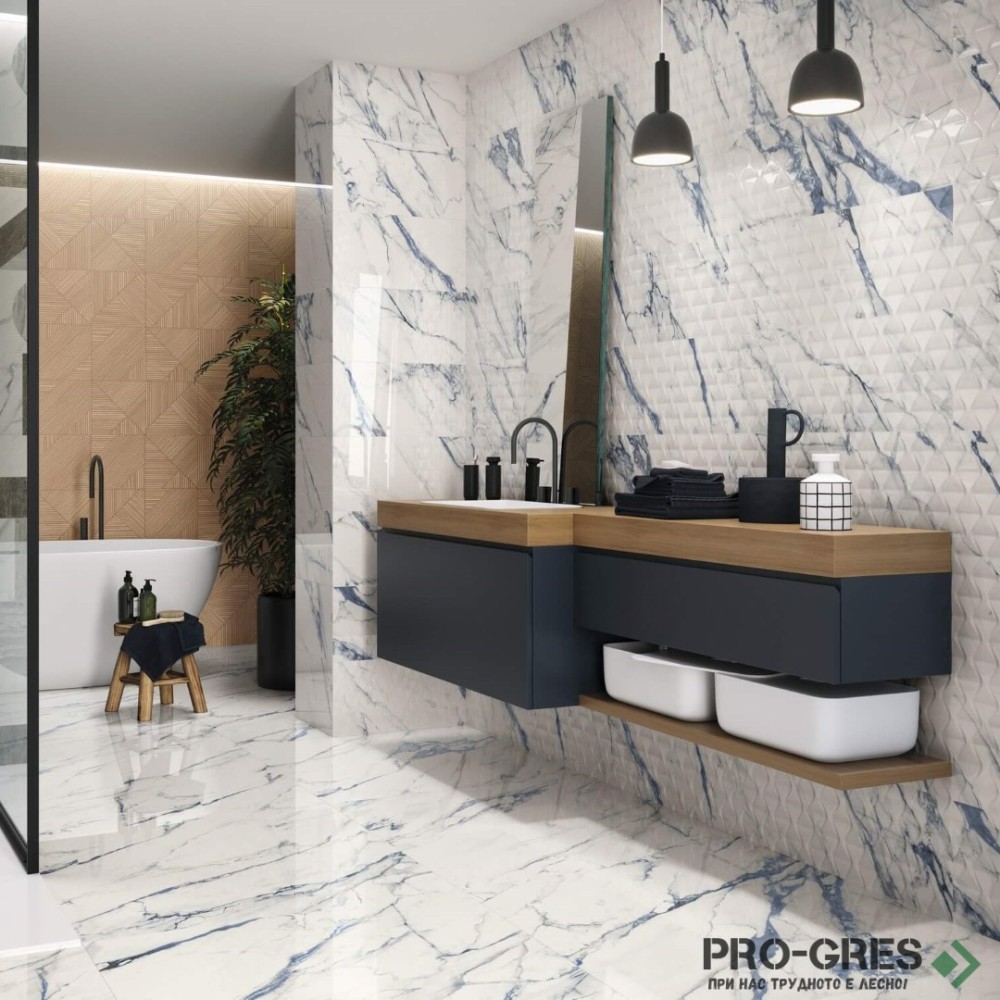 Фаянс AMAZONAS 9545 ROBLE RELIEVE RECT 30x90см