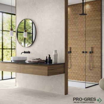 Фаянс GUIZA 9549 Roble Relieve Rect 30x90см