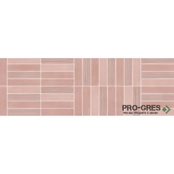 Фаянс PRISSMACER,Frame RIGA ROSA ANTICO DEC 30x90см