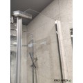 Душ кабина петоъгълна Penta 6мм прозрачно стъкло Хром 90х90x200см
