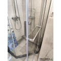 Душ кабина петоъгълна Penta 6мм прозрачно стъкло Хром 90х90x200см
