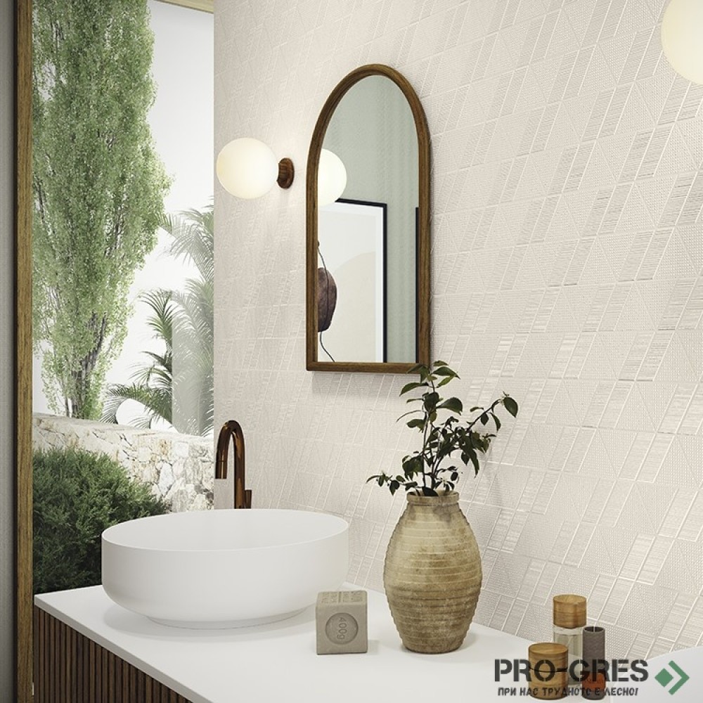 Фаянс Proconceptiles,MERMAID WHITE LINES 29.5x90