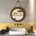 Кръгло огледало ф60 см, метална рамка, Progetto M058.D60