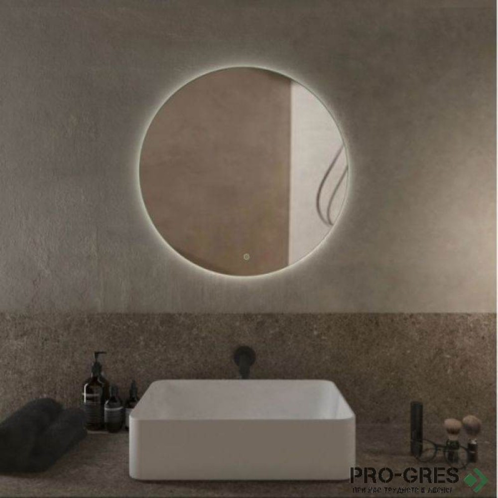 Кръгло огледало с LED осветление, ф60 см, Progetto M089.D60touch