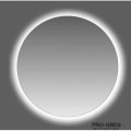 Кръгло огледало с LED осветление, ф70, Progetto M089.D70touchheat