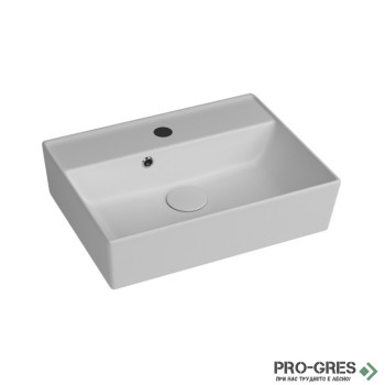 Мивка за баня бяла 50х38см  Cross Line Quarter Bath