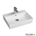 Мивка за баня бяла 60х46.5см  Cross Line Quarter Bath