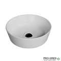 Мивка за баня монтаж върху плот/мебел 38 см бял гланц Round Line Quarter Bath Мивка за баня монтаж върху плот/мебел 38 см бял гланц Round Line Quarter Bath