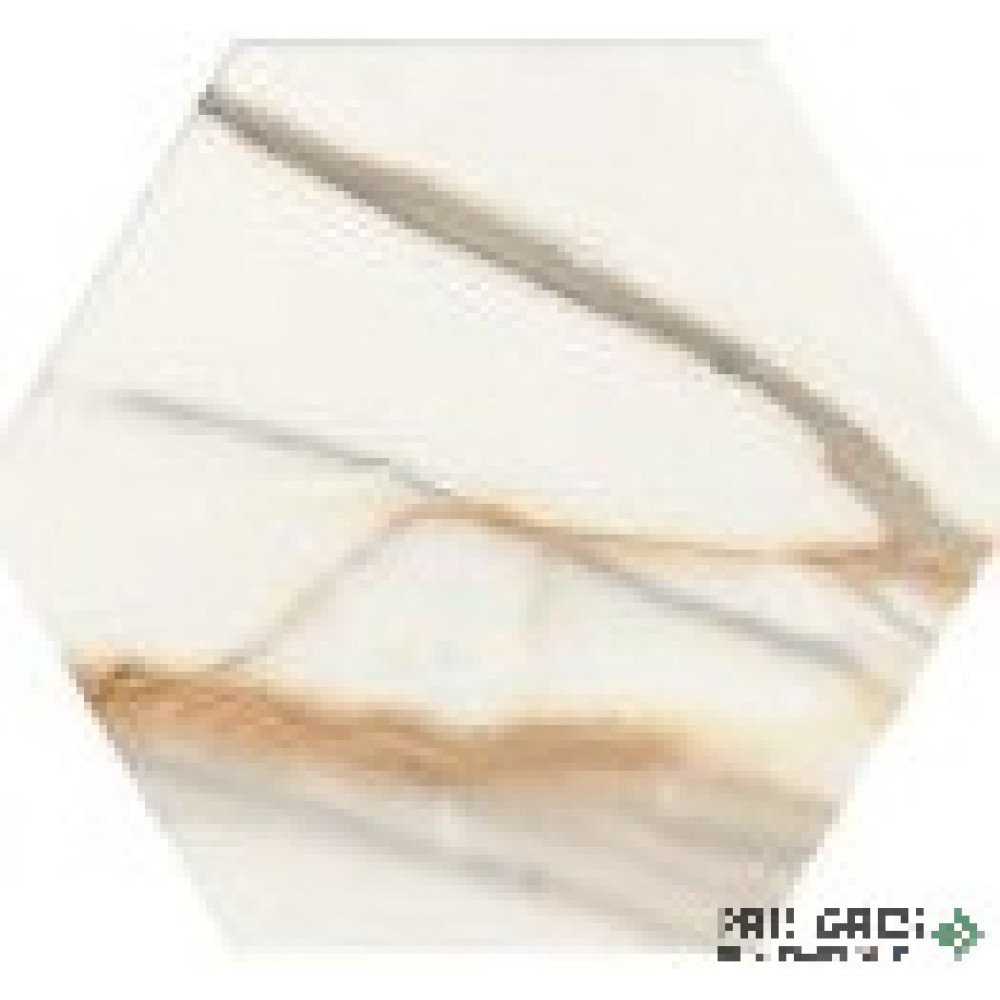 Гранитогрес Calacatta Gold Hexagon 28.5×33 см