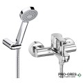 Смесител за вана/душ L20 с аксесоари Roca A5A0109C02