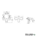 Смесител за душ Cala, Roca A5A216EB00