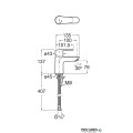 Смесител за мивка Victoria Plus Cold Start, Roca A5A324FC00