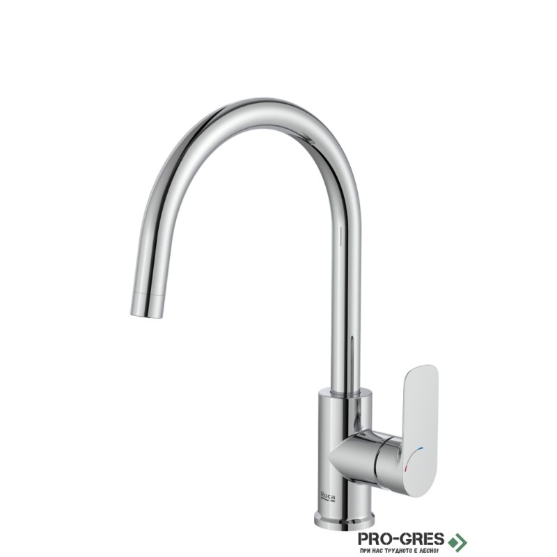 Смесител за кухня Cala Cold Start, U чучур, Roca A5A846EC00