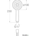 Душ слушалка Stella 100/3, Roca A5B1B03B00