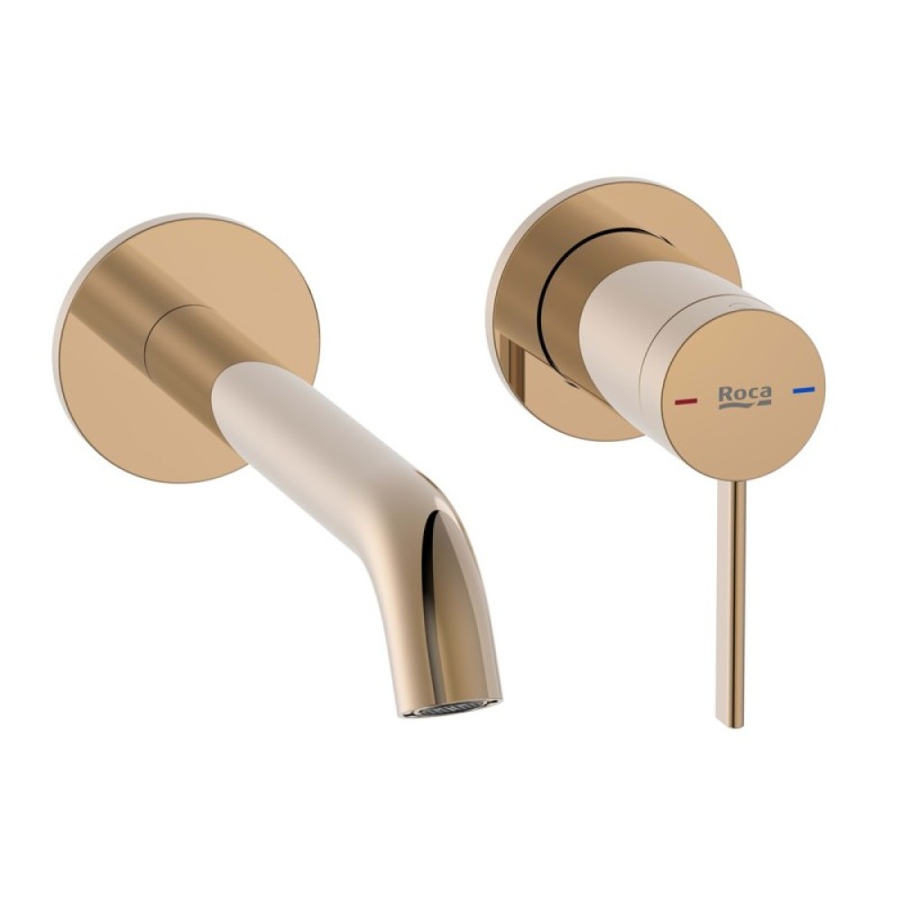 Смесител за вграждане, 175мм, розово злато ROSE GOLD, ROCA ONA,A5A359ERG0